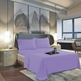 thumbnail image 1 of Elegant Comfort® Wrinkle-Free 1500 Thread Count Egyptian Quality, 1-Piece Flat Sheet, Caifornia King, Lilac, 1 of 4