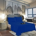 Elegant Comfort® WrinkleFree Flat Sheet,1500 Series, Full, Royal Blue