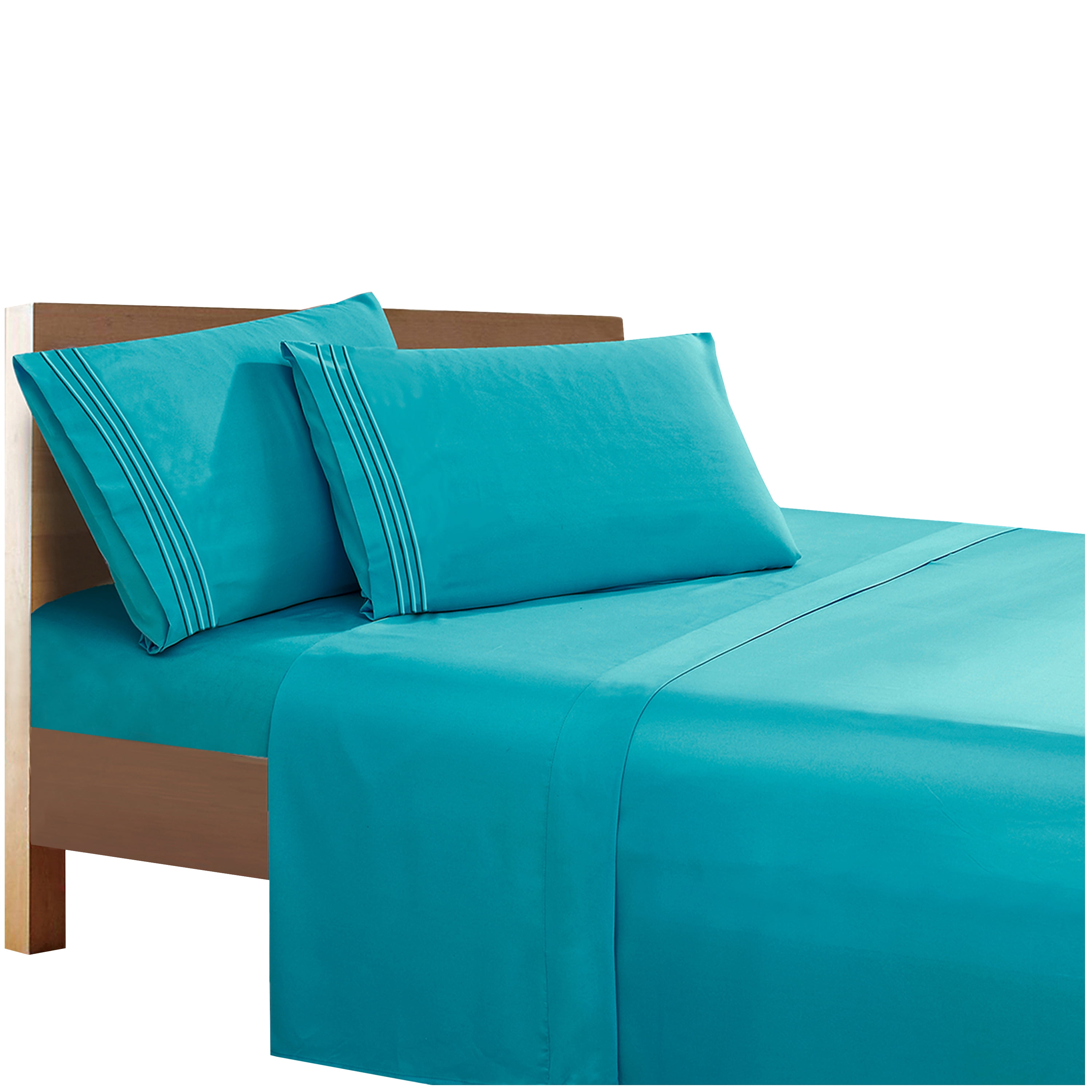 Elegant Comfort Wrinkle Resistant Luxury 6Piece Bed Sheet Set 1500