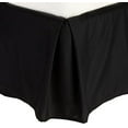 thumbnail image 1 of Elegant Comfort1500 Series Wrinkle & Fade Resistant Bed Skirt / Dust Ruffle - Pleated Tailored 14inch Drop, Twin, Black, 1 of 1
