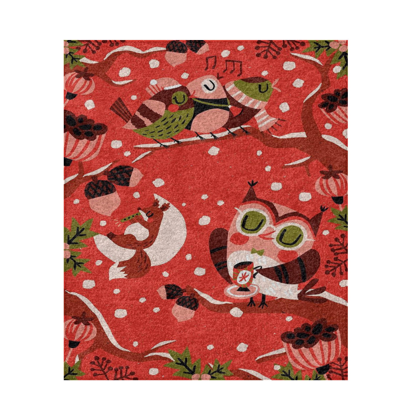 Elegant and Comfortable Luxury Coral Fleece Super Soft Christmas