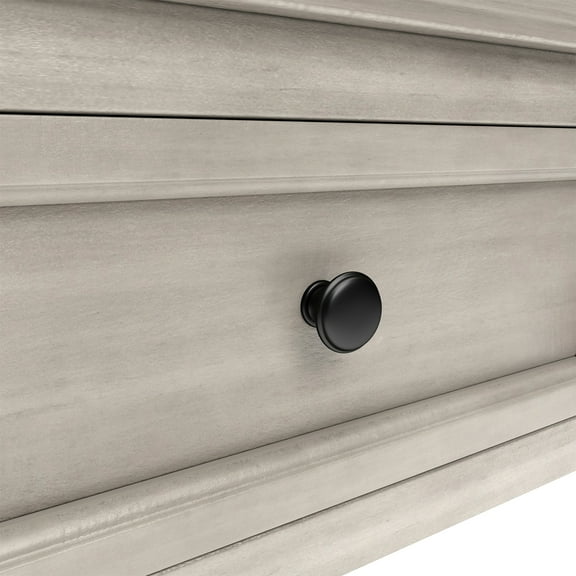 Elegant Console Table With Bottom Shelf - Gray Wash Entryway Addition Rectangular Drawers And Appeal