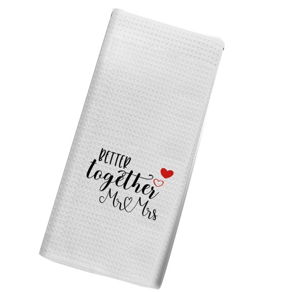 Elegant Couple Bath Towels 30x70cm Wedding Gift Home Textile Double Thick