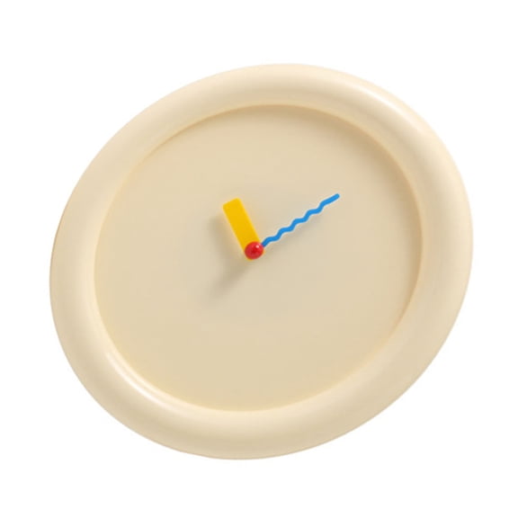 Elegant Cream Bubble Wall Clock Quiet Mechanism Table Clock Operated for Precise Timing Home Office Decoration