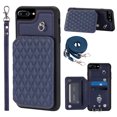 thumbnail image 1 of Elegant Crossbody Strap Wallet Case for Apple iPhone 7 Plus/8 Plus with Card Holder, Shockproof Purse Magnetic Closure Phone Cover with Wrist Strap for iPhone 7 Plus/8 Plus - Darkblue, 1 of 8