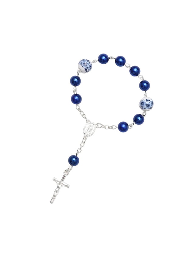 Elegant Crucifix Charm Bracelet Religious Symbol Jewelry Alloy Design Wristband For Daily Wear Secure Lock Clasp