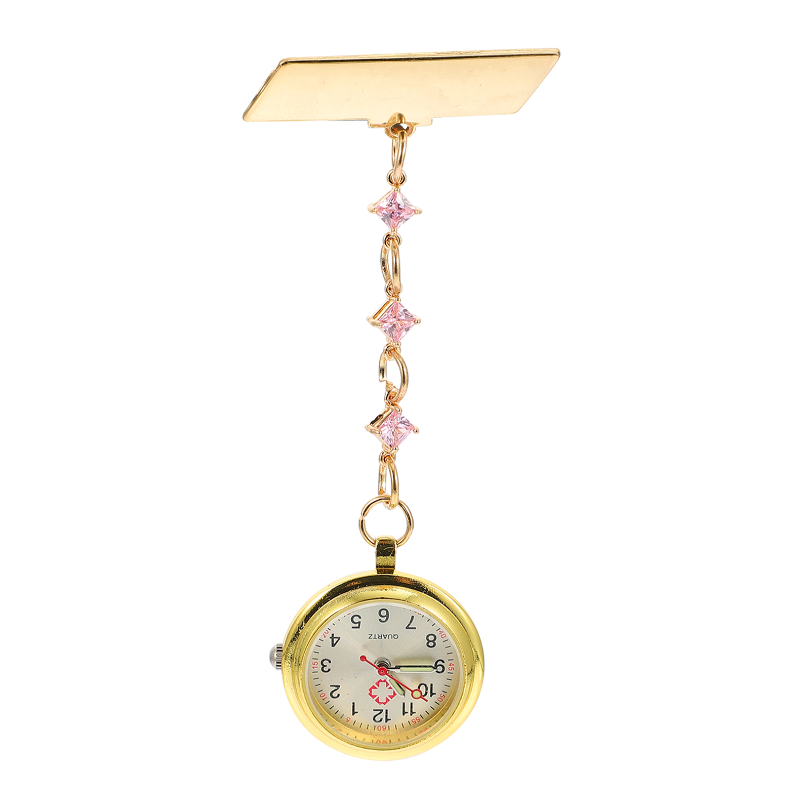 Elegant Crystal Chain Pocket Watch Crystal Pocket Watch Nurse Pocket