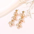 thumbnail image 1 of Elegant Crystal Dangle Wedding Earrings For Brides Sparkly Rhinestone Marqu Op Dangling Earrings For Women Bridesmaids Prom Formal[Z3471], 1 of 2