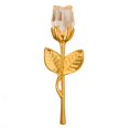 thumbnail image 1 of Elegant Crystal Rose Flower Figurine, Romantic Valentine's Day Gift for Her, Wedding Party Favors, Home Decor Keepsake, 1 of 4