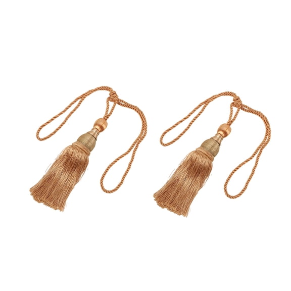 Elegant Curtain Tiebacks With Tassels For Drapes And Window Decorative Holdback Hanger Stained Glass Bath Christmas Ornament Packs Glass Ornament Beach Set Garland for Decorating Hanging Mistletoe