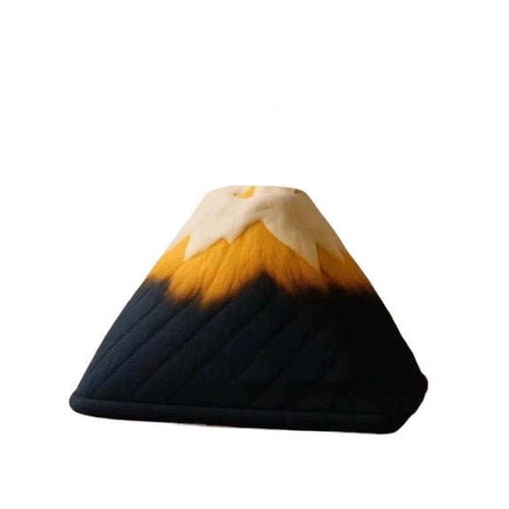 Elegant Dark Blue Tissue Box Dispenser with Sculptural Curves - Soft Fabric Cover, Easy Refill, Compact & Versatile Home Decor for Living Rooms, Bathrooms, Offices