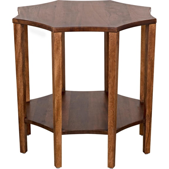 Elegant Dark Walnut Ariana Side Table from Noir