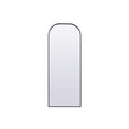 thumbnail image 1 of Metal Frame Arch Full Length Mirror 28x74 Inch in Black, 1 of 8