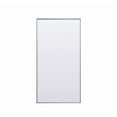 thumbnail image 1 of Metal Frame Rectangle Full Length Mirror 30x60 Inch in Silver, 1 of 10
