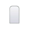 thumbnail image 1 of Metal Frame Arch Full Length Mirror 35x66 Inch in Black, 1 of 7