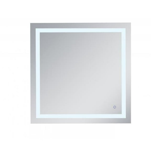 Elegant Decor 36 x 36 in. Helios Hardwired LED Mirror with Touch Sensor & Color Changing Temperature - 3000K-4200K-6400K