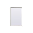 thumbnail image 1 of Metal Frame Rectangle Full Length Mirror 36x60 Inch in Brass, 1 of 10