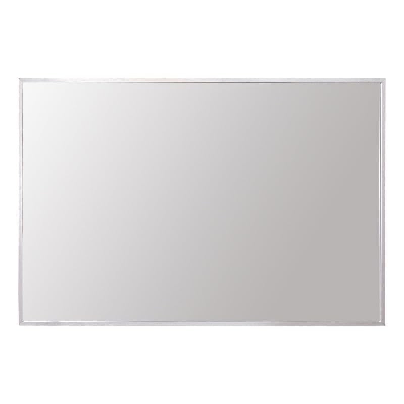 Silver Aluminum Frame Rectangular Wall Mirror 30x42