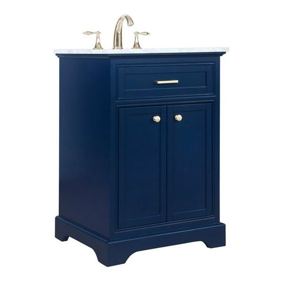 Elegant Kitchen and Bath 24 inch Single bathroom vanity in Blue