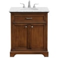 thumbnail image 1 of Elegant Decor Americana 30" Wood Single Bathroom Vanity in Brown Teak, 1 of 7