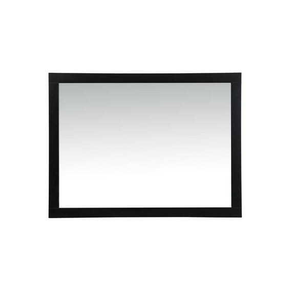 Elegant Decor Aqua Vanity Mirror 48X36 Inch In Black
