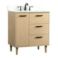 thumbnail image 1 of 30 inch bathroom vanity in Maple with backsplash, 1 of 8