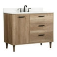 thumbnail image 1 of Elegant Decor Baldwin 42" Single Bathroom Vanity with Backsplash in Natural Oak, 1 of 8