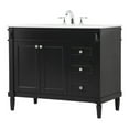 thumbnail image 1 of 42 inch single bathroom vanity in black, 1 of 8