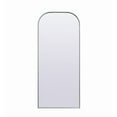 thumbnail image 1 of Elegant Decor Metal Frame Arch Full Length Mirror 32X76 Inch In Silver, 1 of 8