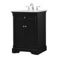 thumbnail image 1 of 24 inch single bathroom vanity set in black, 1 of 8
