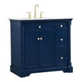 thumbnail image 1 of Elegant Kitchen and Bath 36 inch Single bathroom vanity in  Blue, 1 of 8
