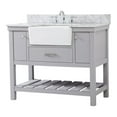 thumbnail image 1 of Elegant Decor Clement 42" MDF Single Bathroom Vanity with Backsplash - Gray, 1 of 8