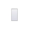 thumbnail image 1 of Metal Frame Rectangle Full Length Mirror 30x60 Inch in Black, 1 of 10