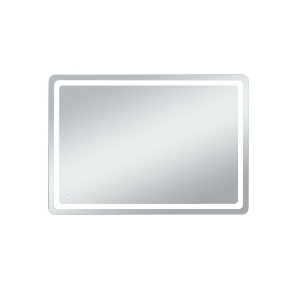Genesis 42 x 60 Glossy White LED Vanity Mirror
