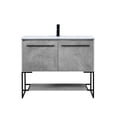 thumbnail image 1 of Elegant Lighting Vf42040 Gerard 40" Free Standing Single Basin Vanity Set - Grey, 1 of 4