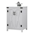 thumbnail image 1 of 24 inch single bathroom vanity in grey, 1 of 8