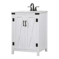 thumbnail image 1 of 24 inch single bathroom vanity in white, 1 of 8