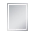 thumbnail image 1 of Helios 36in x 48in Hardwired LED mirror with touch sensor and color changing temperature 3000K/4200K/6400K, 1 of 2