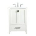 thumbnail image 1 of Elegant Kitchen and Bath 24 inch Single bathroom vanity in white, 1 of 5