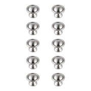Elegant Decor KB2008-NK-10PK 1.2 in. Dia. Kadea Multipack Mushroom Knob, Brushed Nickel - Pack of 10