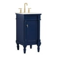 thumbnail image 1 of 18.5 inch single bathroom vanity in blue, 1 of 8