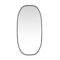 thumbnail image 1 of Metal Frame Oval Mirror 24x48 Inch in Black, 1 of 2