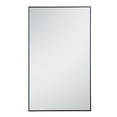 thumbnail image 1 of Metal frame rectangle mirror 36 inch in Black, 1 of 13