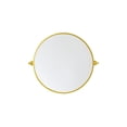 thumbnail image 1 of Elegant Decor Round pivot mirror 24 inch in gold, 1 of 9