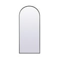 thumbnail image 1 of Elegant Decor Metal Frame Arch Full Length Mirror 32x76 Inch in Black, 1 of 8