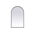thumbnail image 1 of Metal Frame Arch Mirror 24x40 Inch in Black, 1 of 7