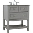 thumbnail image 1 of 30 in. single bathroom vanity set in Grey, 1 of 14