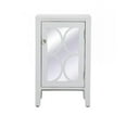 thumbnail image 1 of Elegant Decor Modern 2 Door 28" Accent Cabinet in Hand Painted White, 1 of 11