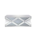 thumbnail image 1 of Elegant Decor 47.5 inch Rectangle Crystal Coffee Table Clear Royal Cut Crystal, 1 of 6