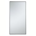 thumbnail image 1 of Metal frame rectangle mirror 36 inch in Black, 1 of 13